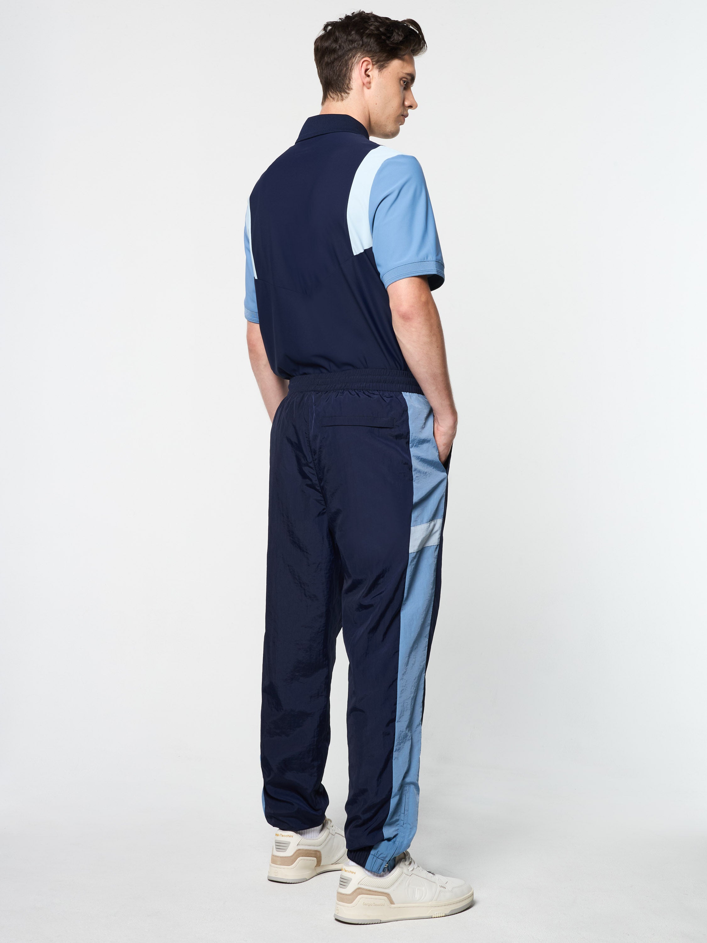 Angolo Track Pants for Men - Comfortable Athletic Joggers in Maritime Blue | Perfect for Running, Gym Workouts & Casual Wear