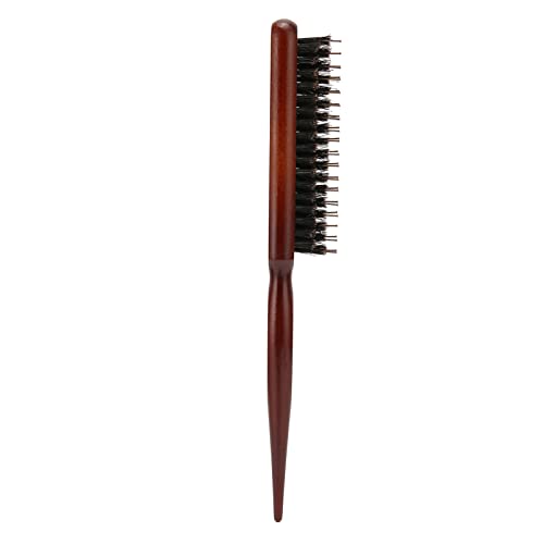 Professional Teasing Brush for Hair Styling - Smoothing Bristles, Scalp Massage & Precise Parting - Perfect for Curling, Volumizing & Updos (Great for Salons, Home Use & Travel)