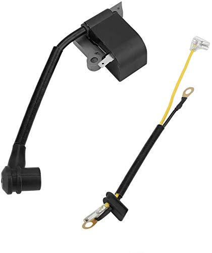 Husqvarna 136 137 141 23 235 240 26 36 41 Chainsaw Ignition Coil Replacement Part 545199901 - Compatible with Various Chainsaw Models for Forestry and Landscaping Work