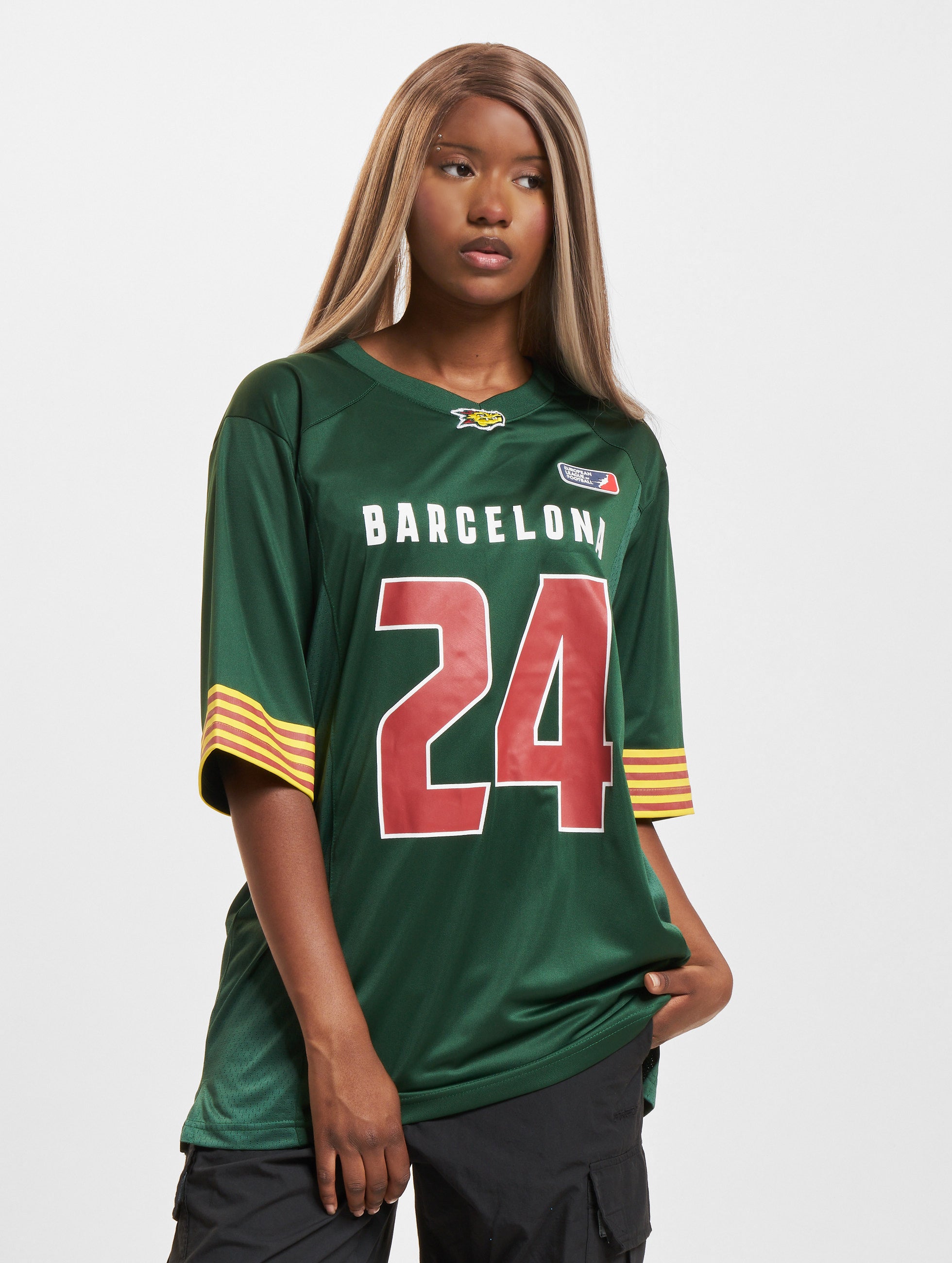 Barcelona Dragons Authentic NFL Game Jersey - Official Licensed Football Jersey for Men - Perfect for Game Day, Tailgating & Fan Gear