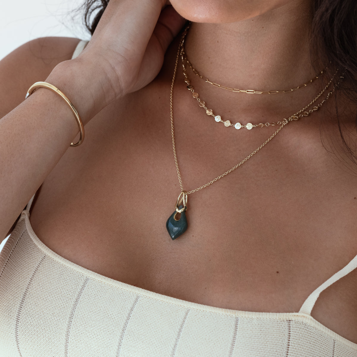 Light Balance Choker Necklace - Adjustable Crystal Beaded Choker for Women, Elegant Party Jewelry Gift for Bridesmaids, Prom, Wedding, and Evening Events