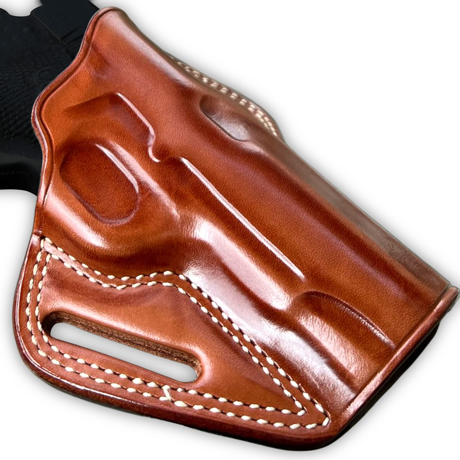 Premium Leather OWB Pancake Holster for Springfield 1911 EMP 4