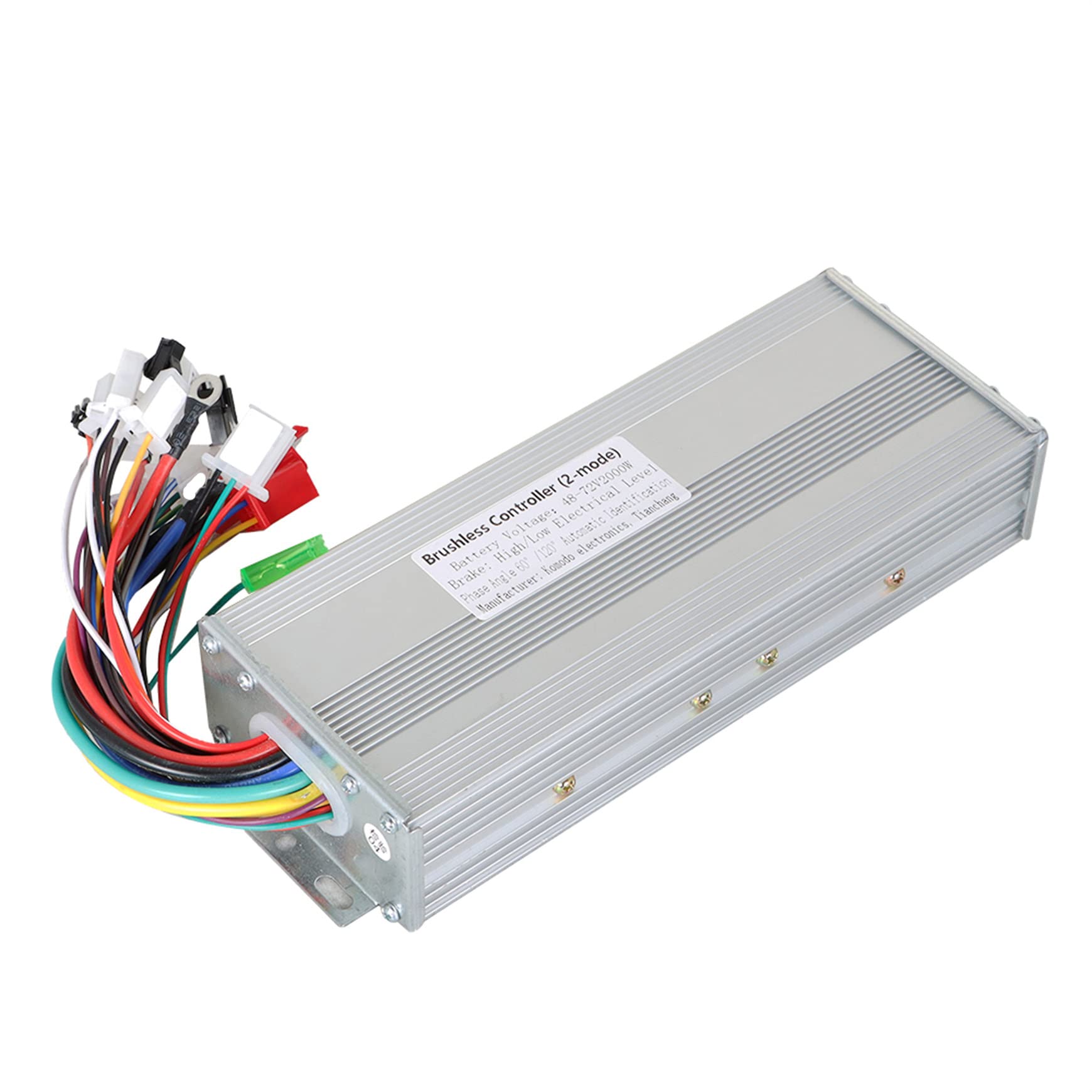 48V-72V 2000W Brushless Motor Speed Controller - High Power DC Scooter Controller Replacement for E-Bike & Electric Scooters | Perfect for DIY Electric Vehicle Upgrades & Motor Replacement Projects