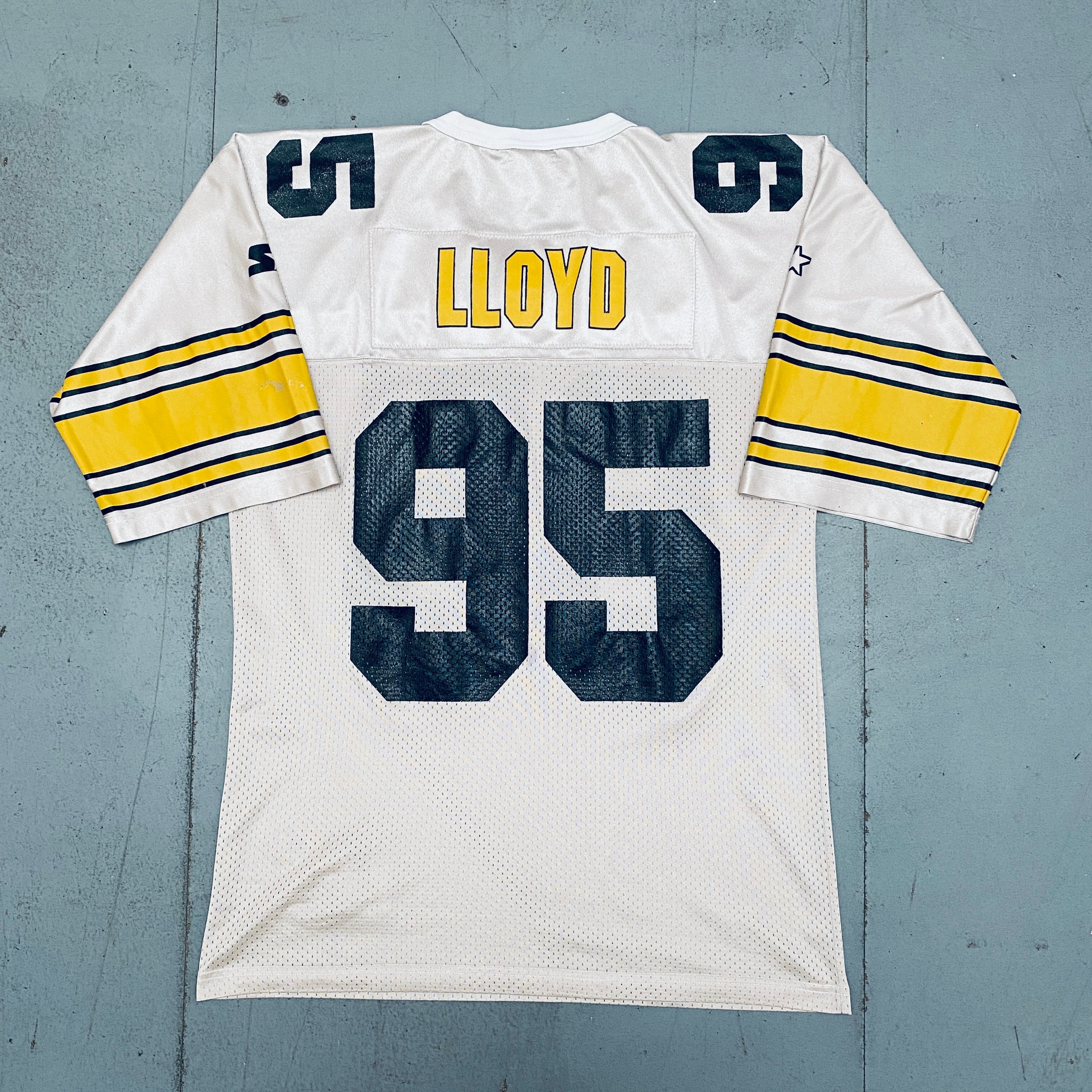 Greg Lloyd Pittsburgh Steelers 1994/95 Vintage NFL Jersey - Men's Medium/Large - Authentic Football Apparel for Game Day & Fan Collection