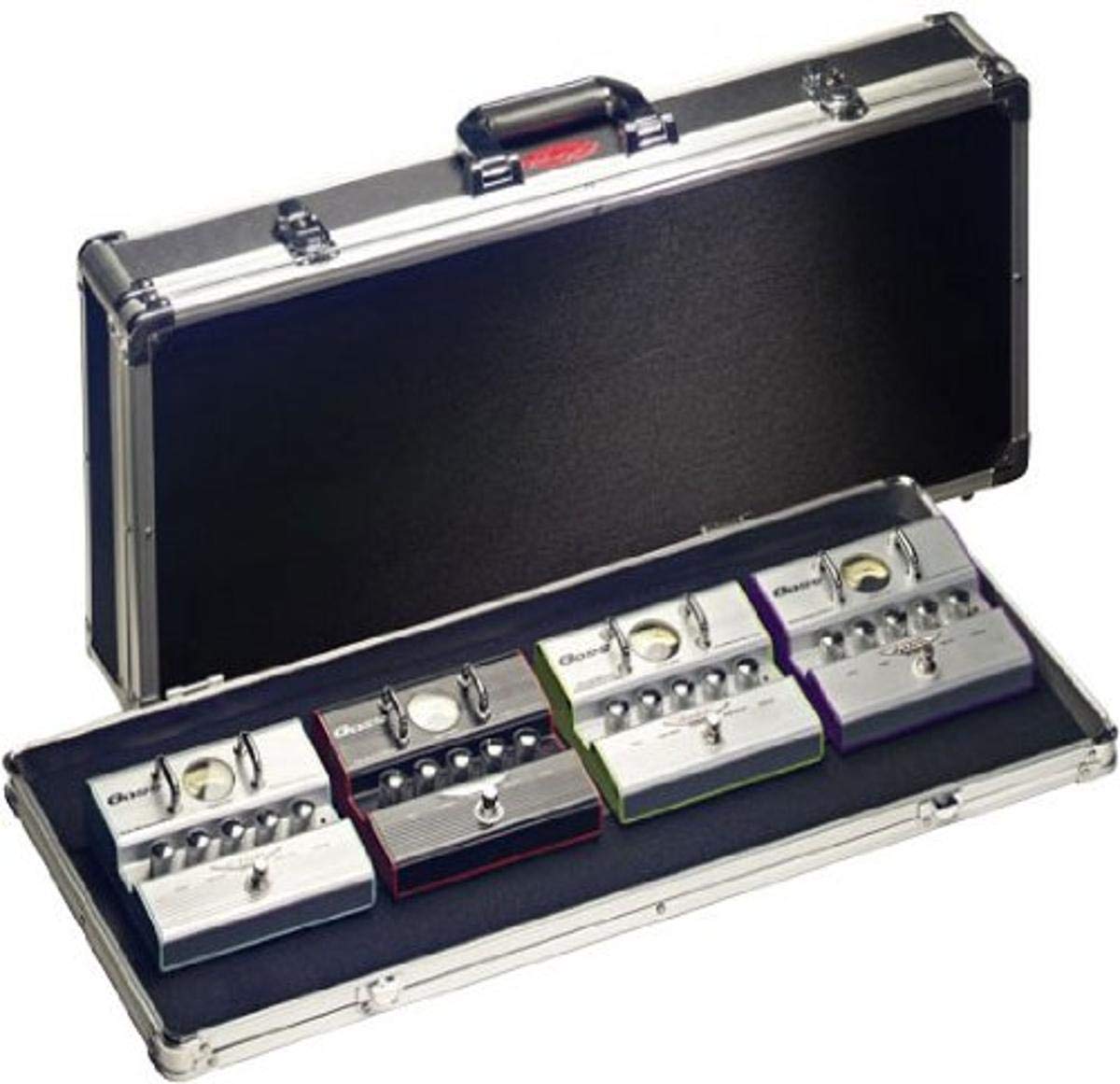 Stagg UPC-688 Professional Guitar Effect Pedal Case with High Density Foam Padding - Black | Durable Protection for Guitar Pedals On Stage & During Travel