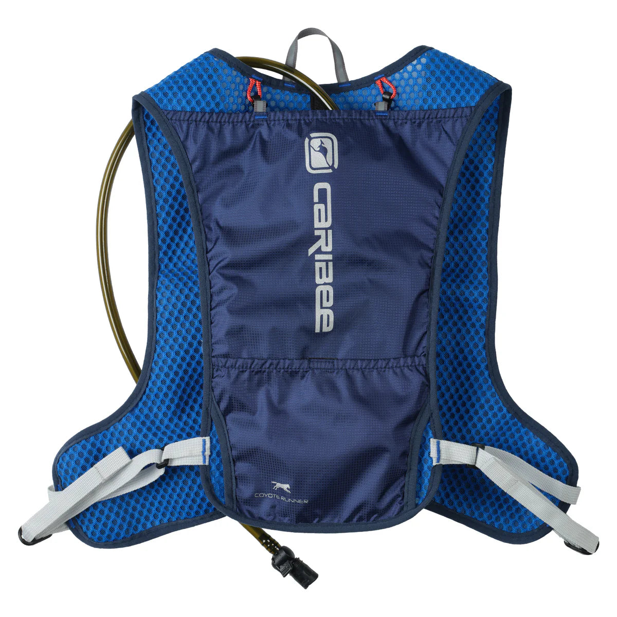 Caribee Coyote Runner 2L Hydration Vest - Lightweight Running Hydration Pack for Trail Runners & Hikers - Navy Blue - Perfect for Long Distance Running, Hiking & Outdoor Adventures