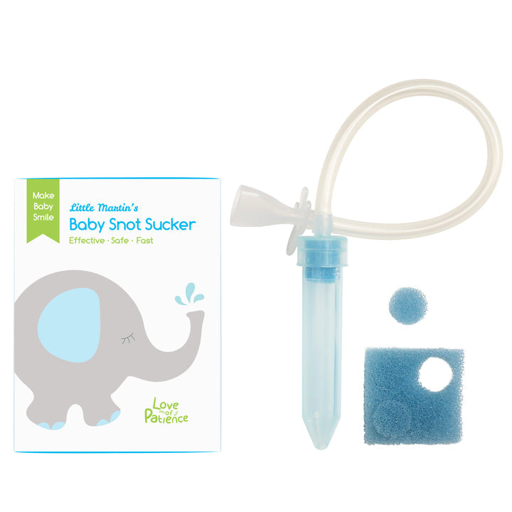 Little Martin's Reusable Baby Nasal Aspirator - Gentle Nose Cleaner for Newborns & Infants - Perfect for Congestion Relief at Home or Travel