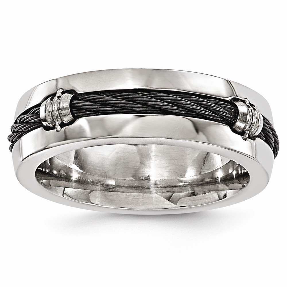 Premium 7mm Solid Titanium Wedding Band Ring for Men - Durable & Hypoallergenic - Perfect for Everyday Wear, Anniversary & Special Occasions