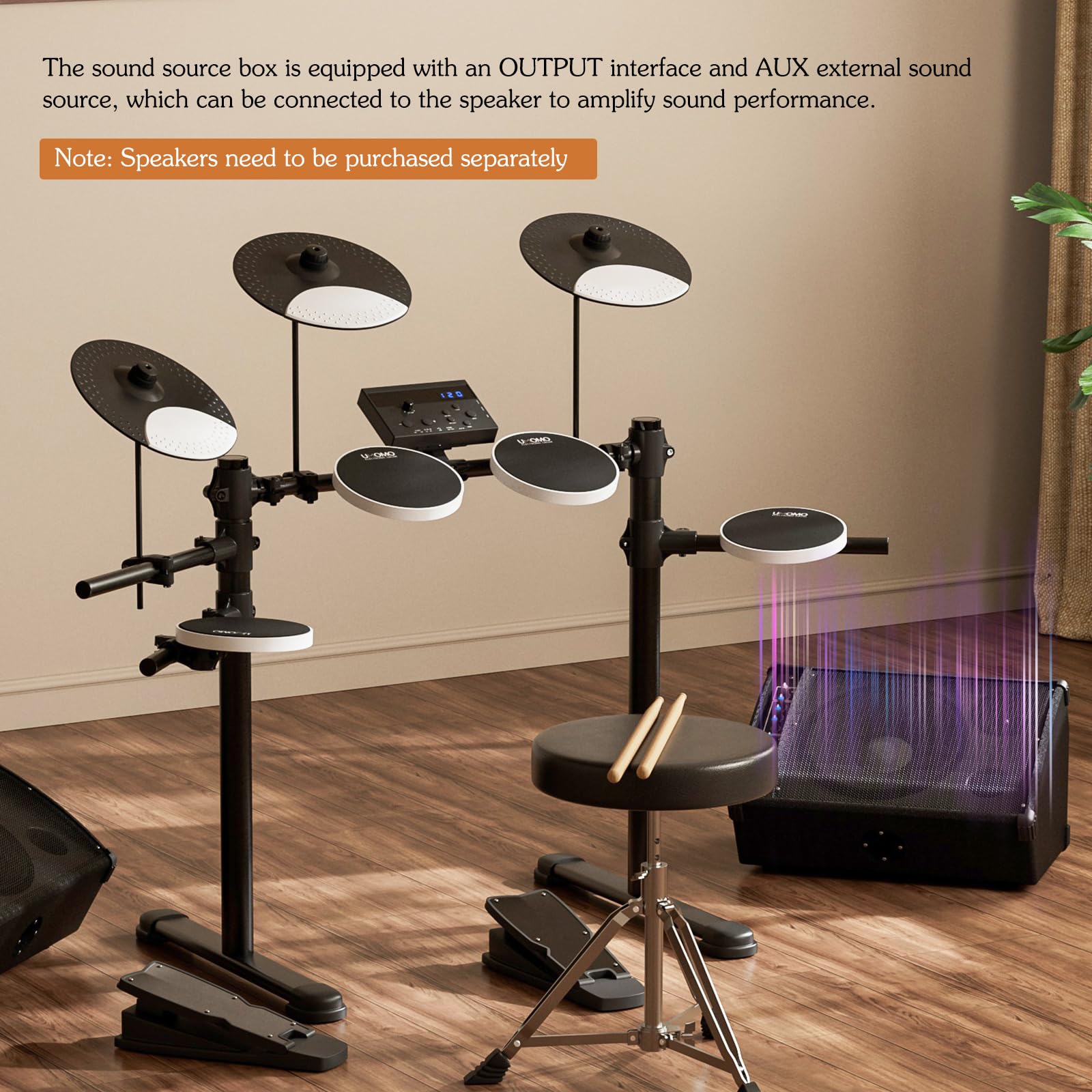UMOMO Electric Drum Kit - 10