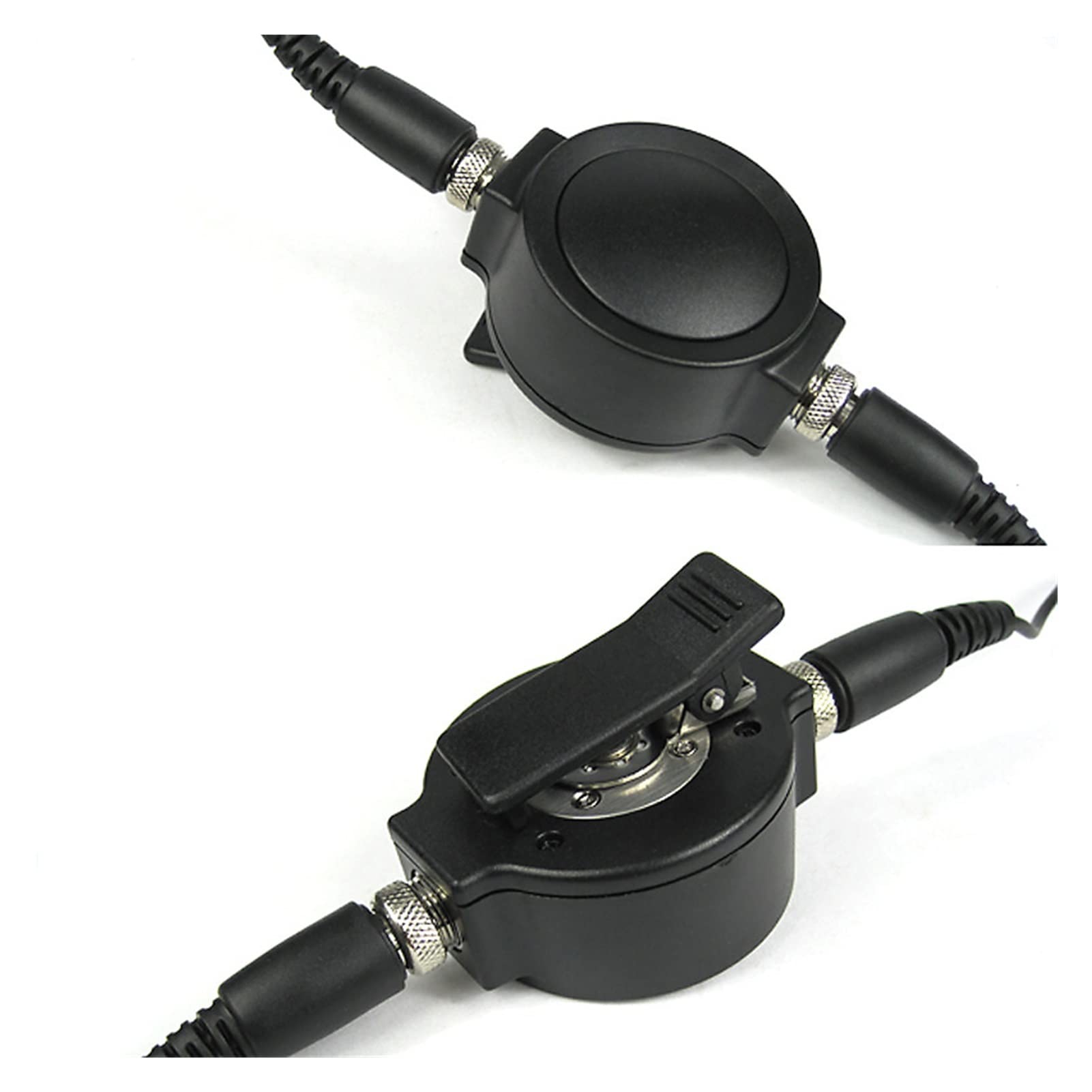 BMINO Tactical Throat Microphone Headset - Compatible with Kenwood, Baofeng UV-5R, GT-3, GT-3TP, DM-5R, BF-F8HP & CB Radios - Secure Communication for Outdoor Adventures, Construction Sites & Emergency Operations