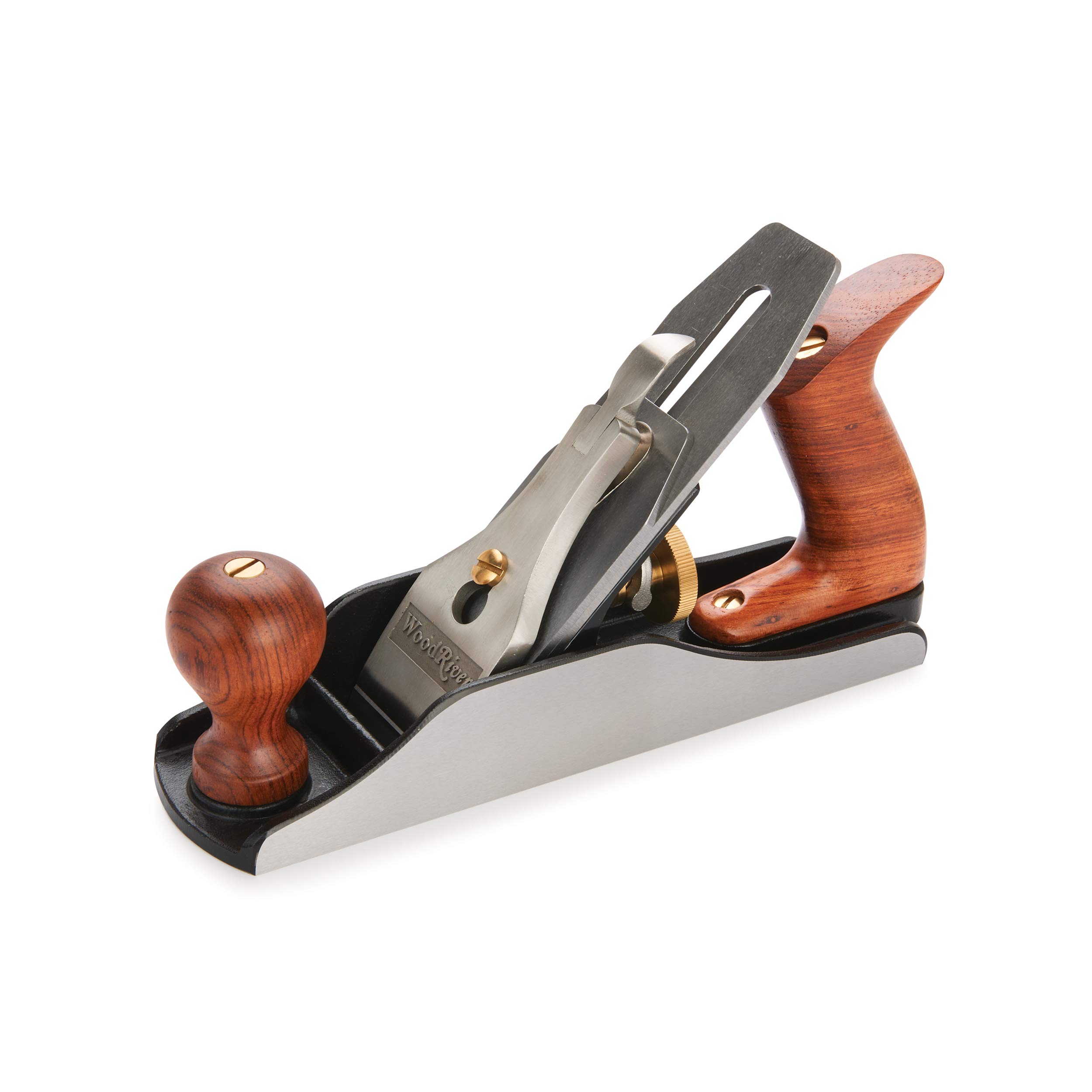 WOODRIVER #4 Smoothing Bench Plane - Premium V3 Model for Woodworking & Carpentry Projects - Perfect for Fine Finishing & Surface Smoothing
