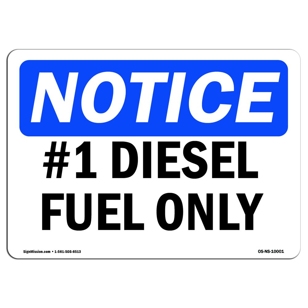 OSHA Compliant 'Diesel Fuel Only' Aluminum Warning Sign - Durable Safety Sign for Construction Sites, Warehouses & Business Areas - Made in USA | Perfect for Gas Stations, Equipment Zones & Hazardous Material Storage