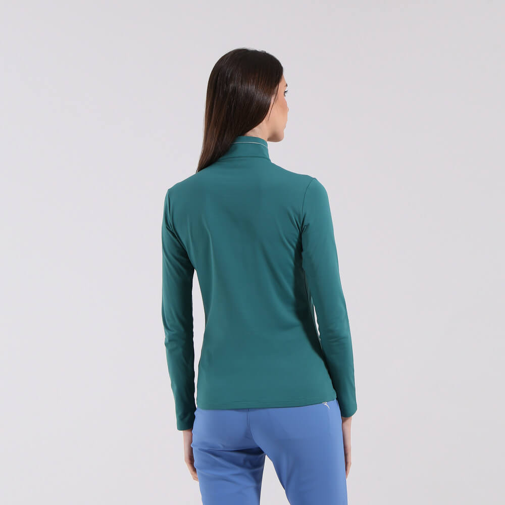 TELCA PRO THERM® Jersey Turtleneck - Thermal Long Sleeve Mock Neck Shirt for Men & Women | Winter Warm Base Layer for Skiing, Hiking & Outdoor Activities