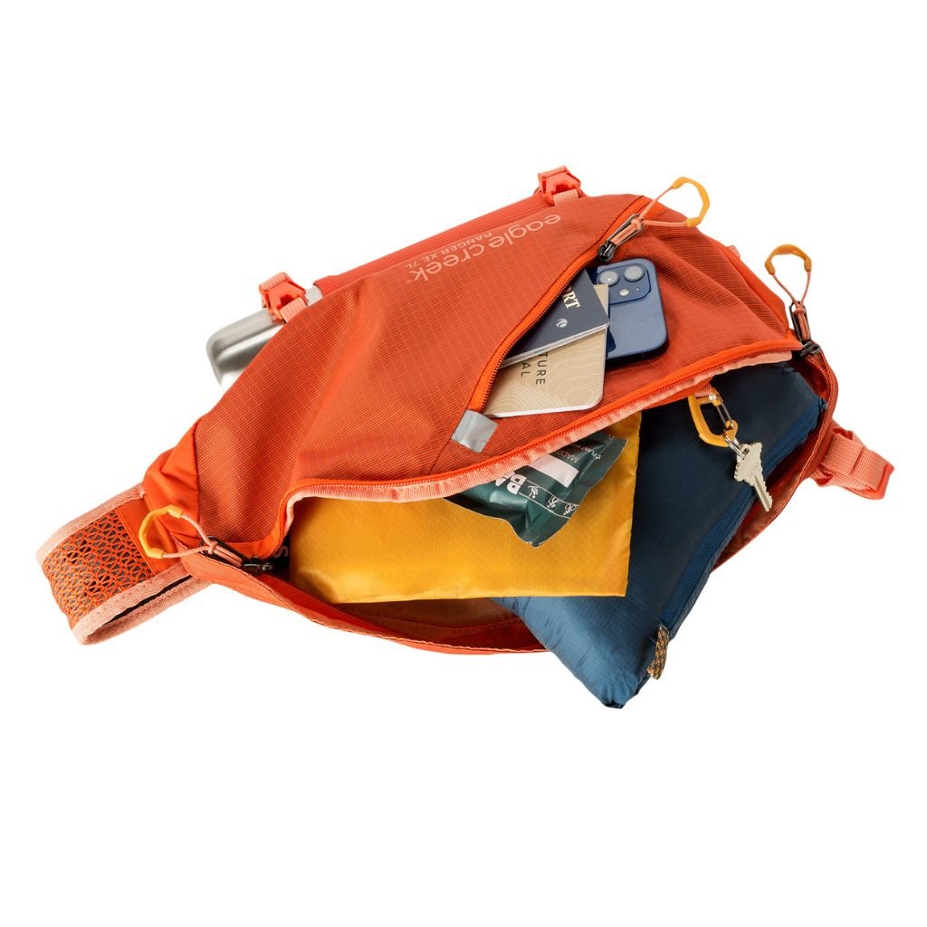 Eagle Creek Ranger XE 7L Crossbody Bag - Lightweight Travel Pack for Hiking & Everyday Use | Rising Sun Design