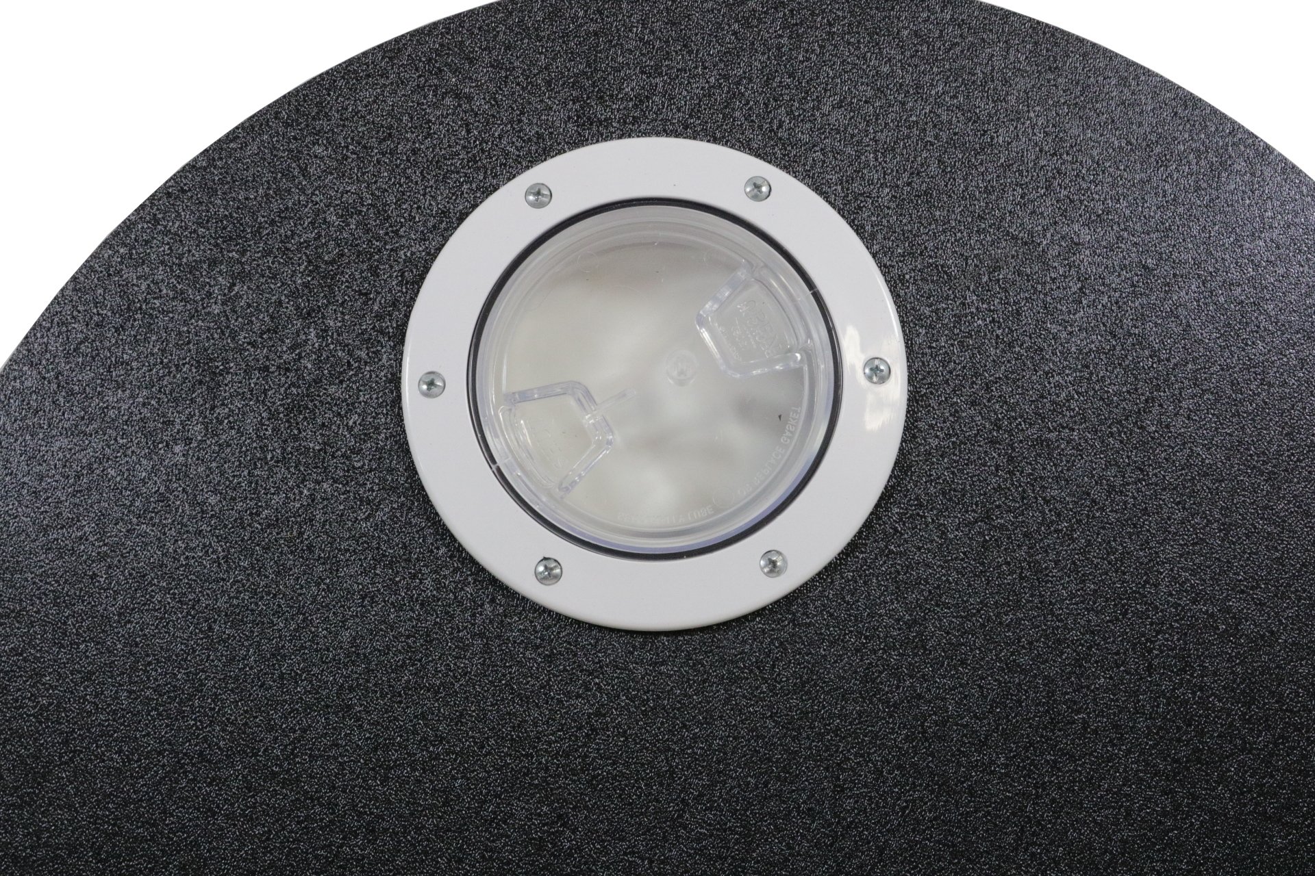 ABS Sump Cover with Pre-Installed Inspection Port - 23.5 Inch Waterproof Basement Access Cover for Sewage Pumps & Drainage Systems - Ideal for Home, Commercial & Industrial Use