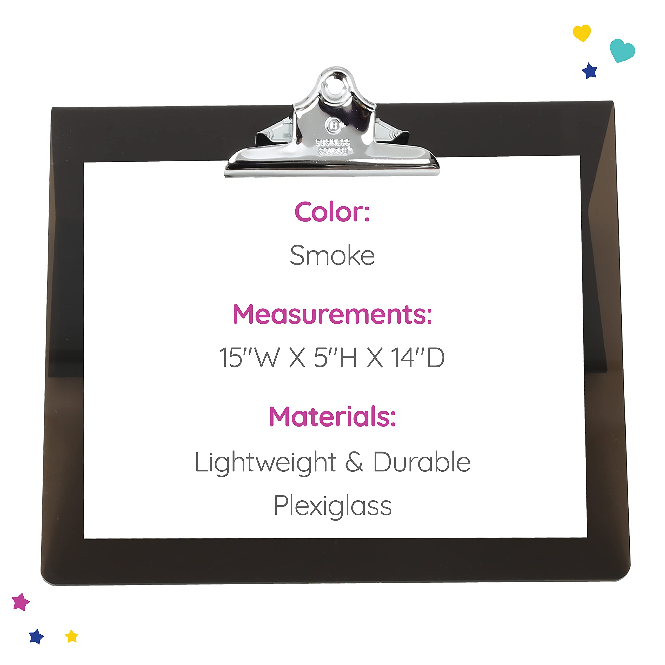 Large Write Slant Board for Kids - 14x15x5 Inch Non-Slip Writing Slope to Improve Handwriting & Posture - Ergonomic Writing Stand for School & Homework - Perfect for Classroom, Homeschool & Occupational Therapy