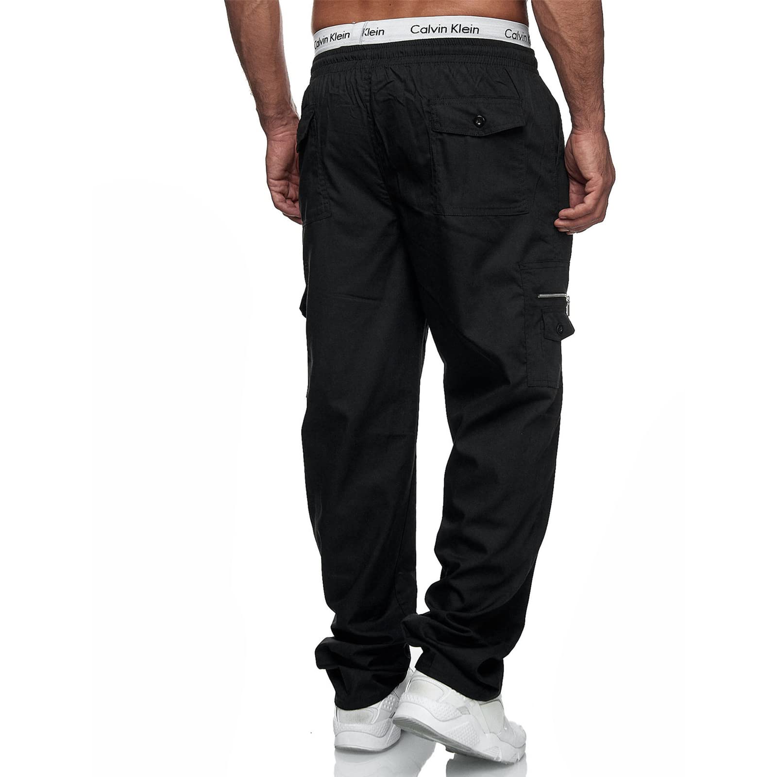 Men's Casual Cargo Jogger Pants - Lightweight Tactical Sweatpants with Multiple Pockets for Outdoor, Athletic & Streetwear Fashion | Perfect for Hiking, Gym, Travel & Everyday Wear