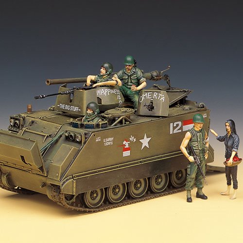 1/35 Scale Academy 13266 M113A1 APC Vietnam War Military Vehicle Model Kit with Australian Decals - Perfect for Collectors, History Enthusiasts & Diorama Building