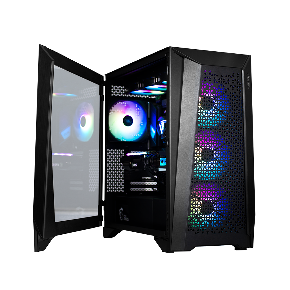 MSI Infinite RS 13NUI 419US Gaming Desktop PC - Intel Core i9, RTX 4090, 64GB RAM, 2TB SSD - Ultimate 4K Gaming & Streaming Computer for Esports & VR Enthusiasts