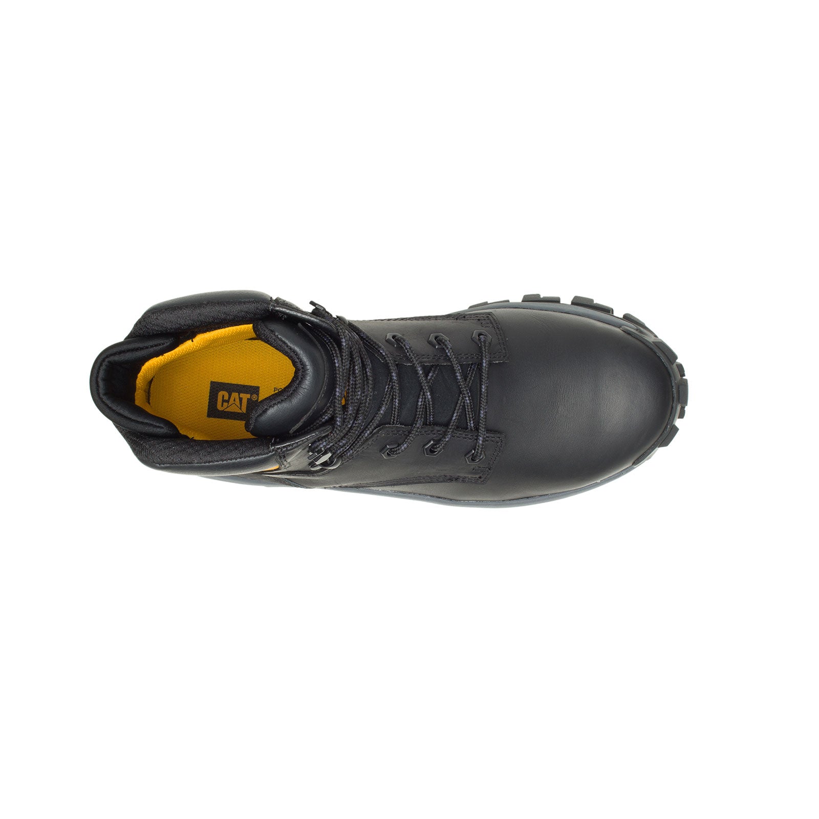 Invader Hi Steel Toe Work Boots for Men - Black Safety Shoes for Construction, Warehouse & Industrial Work - OSHA Compliant Protective Footwear