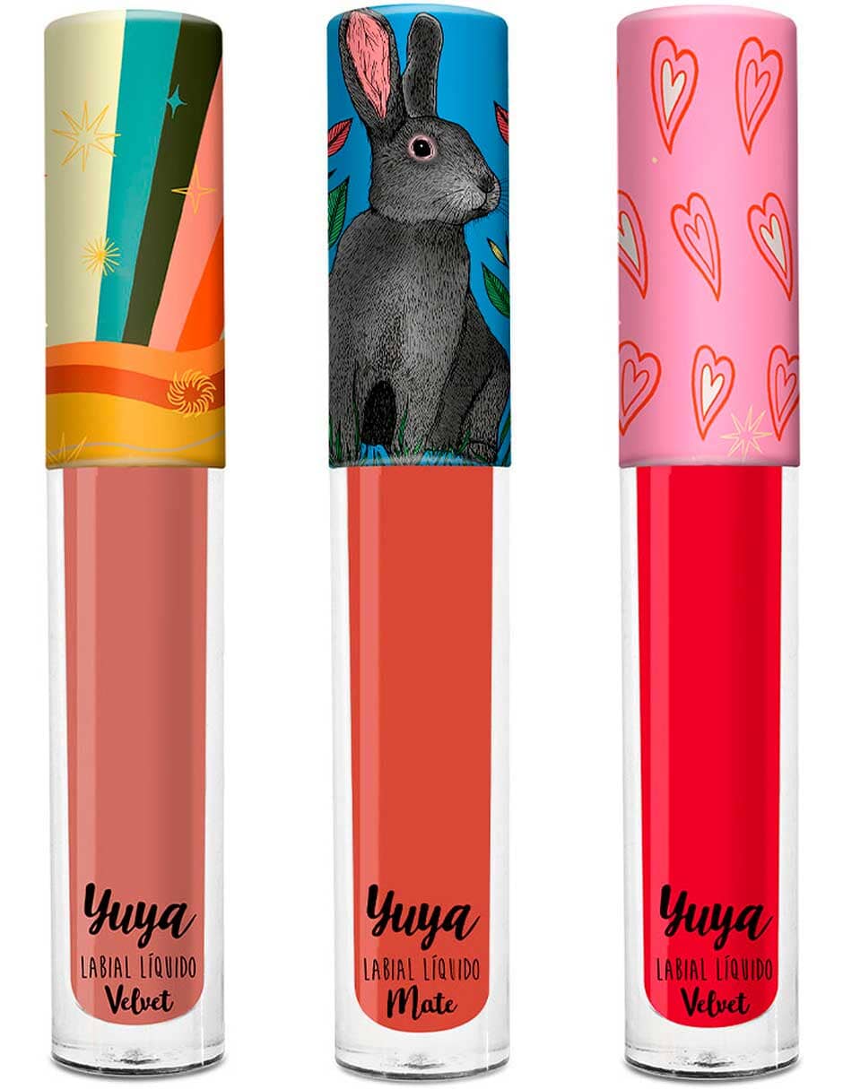 Yuya 3-Pack Liquid Lipstick Set (Dear, Memory, Stay) - Long-Lasting Matte Lipstick for Everyday Wear & Special Occasions