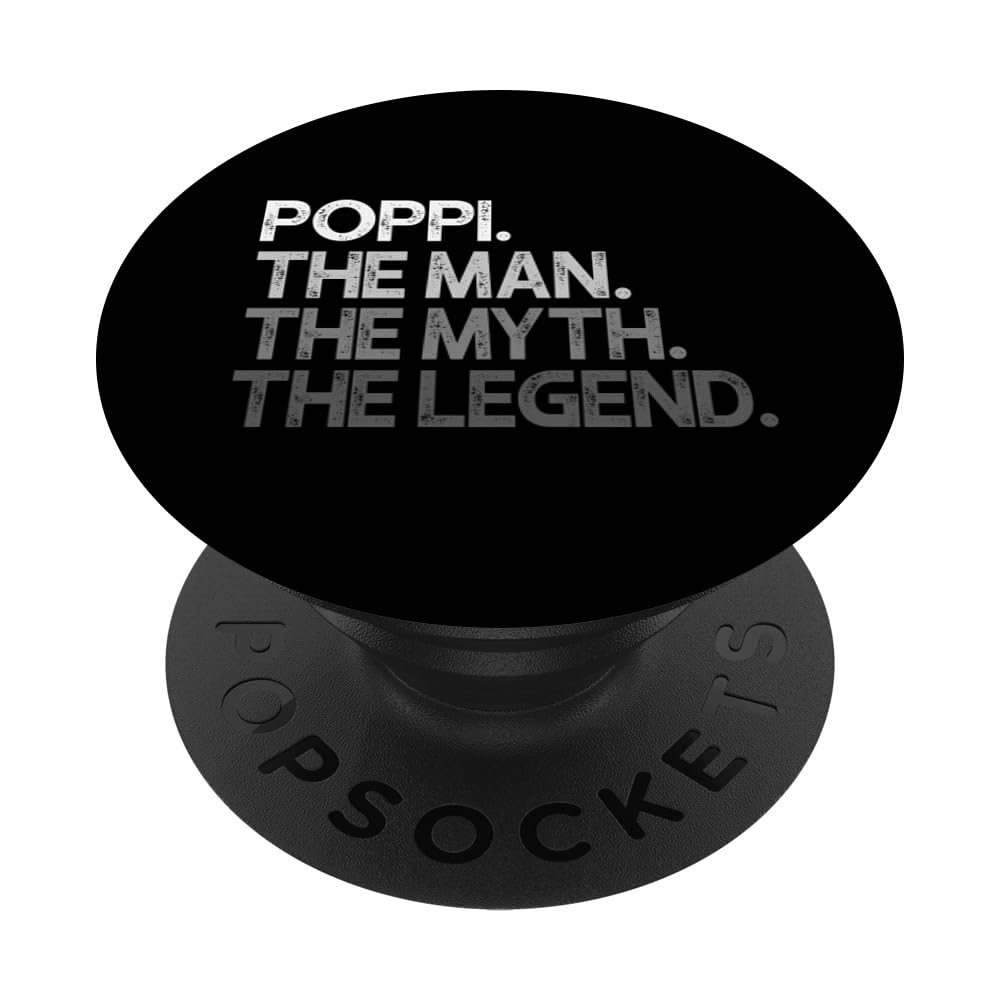 Poppi The Man Myth Legend PopSockets Adhesive PopGrip - Expandable Phone Grip Stand for Smartphones - Perfect for Selfies, Gaming, and Secure Phone Handling