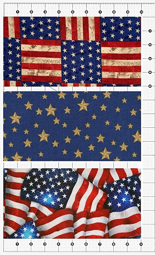 America The Beautiful Iron On Patches for Jackets & Bags - DIY Sew or Iron On Embroidered Applique for Clothing, Denim & Backpacks - Perfect for Patriotic Decor, Gifts & Craft Projects