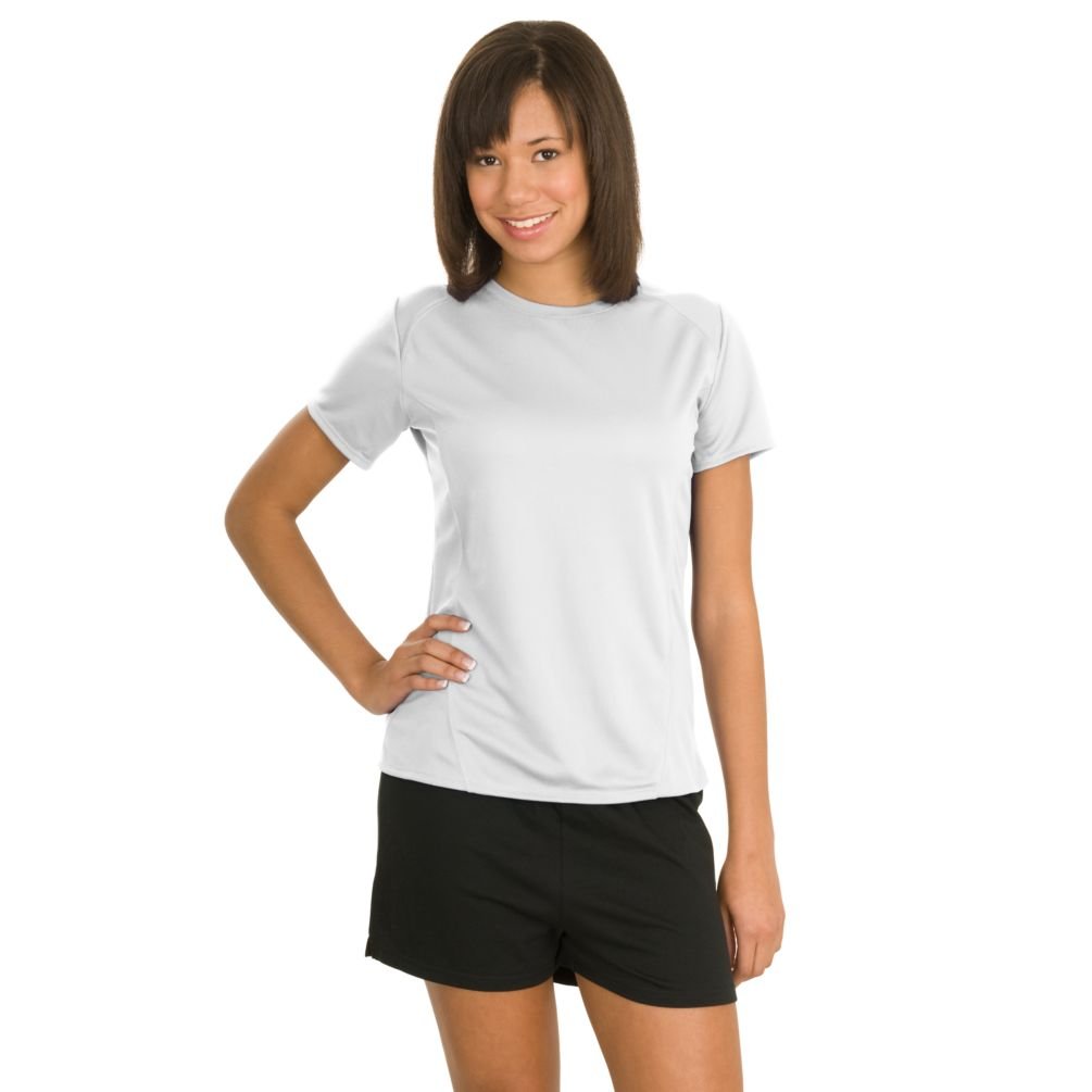 Sport-Tek Women's Dry Zone Raglan Accent Performance T-Shirt - Moisture Wicking Workout Top for Running, Yoga & Gym