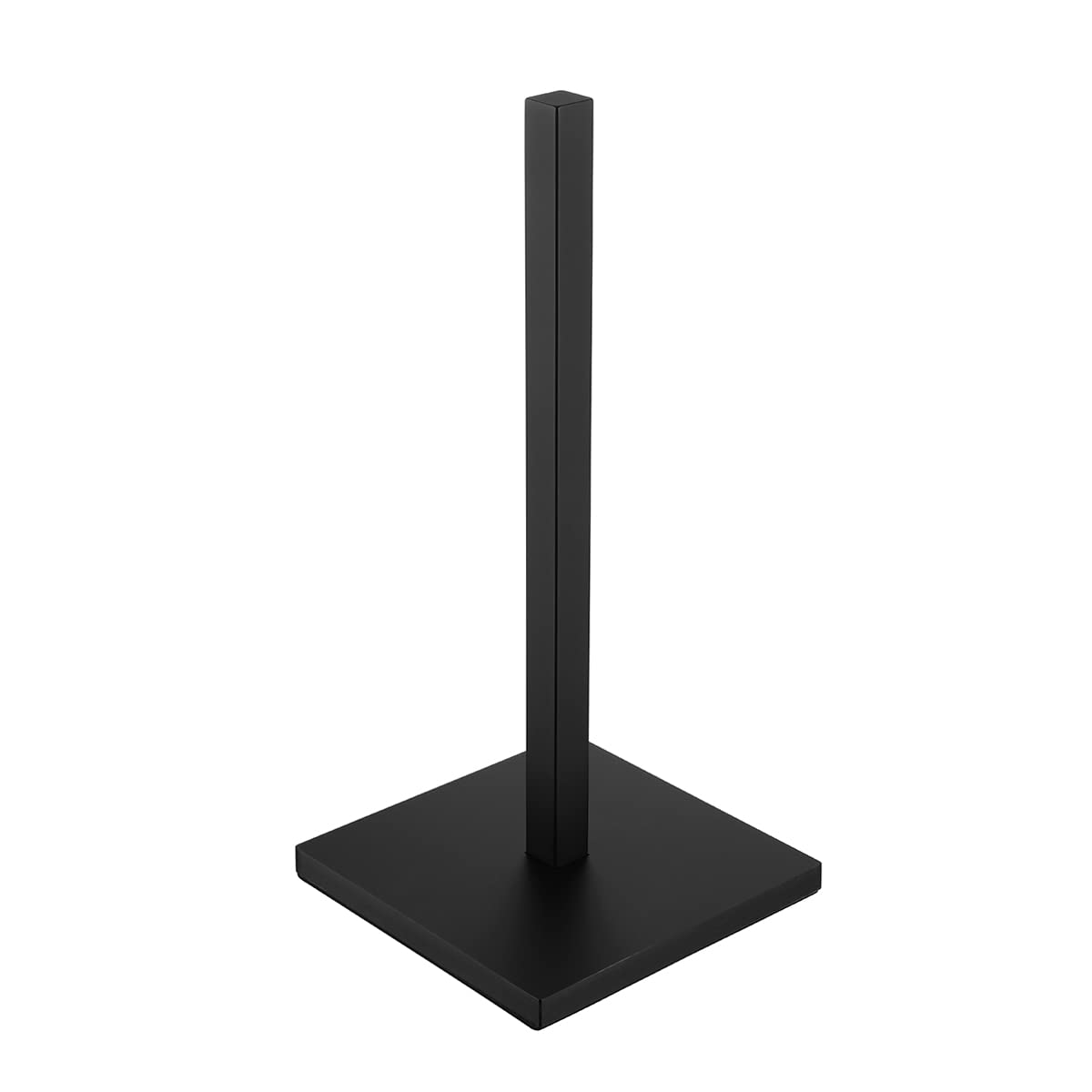 Stainless Steel Paper Towel Holder Stand - Black 304 Steel Free Standing Kitchen Countertop Dispenser for Standard & Jumbo Rolls | Perfect for Kitchens, Restaurants, Offices & Bathrooms