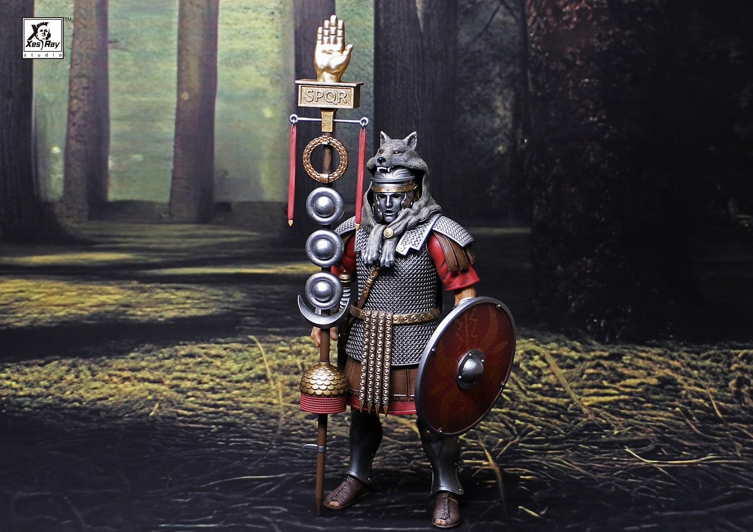 XesRay Fight For Glory 1/12 Scale 6-Inch Action Figures - Combatants Wave 4 Roman Trio Set for Collectors & Display | Perfect for Diorama, Shelf Display & Action Figure Photography