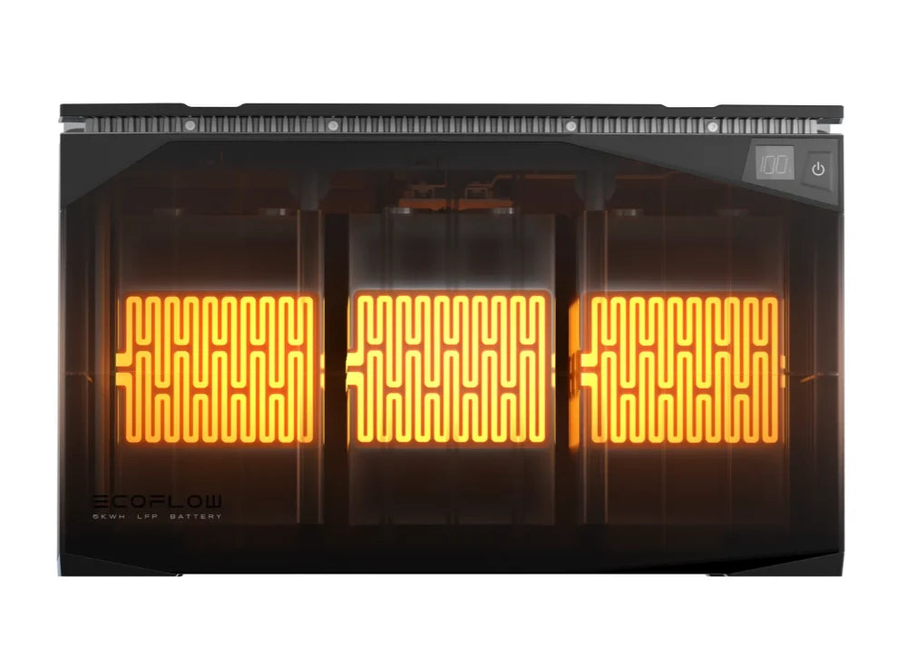 EcoFlow 5kWh LFP Solar Battery Pack - Portable Power Station for Home Backup, RV Camping & Off-Grid Living