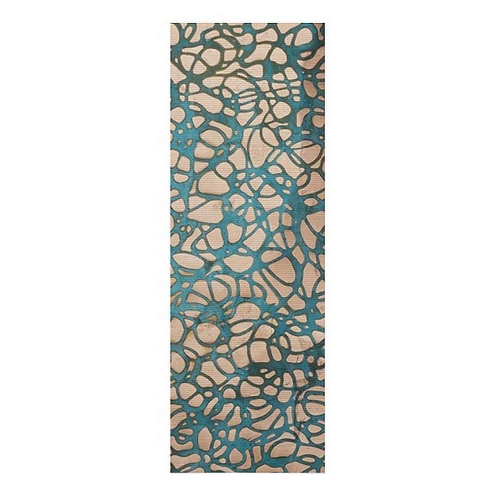 CANVAS ON DEMAND Non-Slip Yoga Mat 24x70 Inches - Premium Fitness Mat for Yoga & Pilates with Carrying Strap (Jeweled Copper Design) | Ideal for Home Workouts, Gym Sessions & Studio Classes
