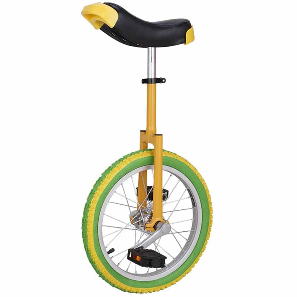 LJHBC 16 Inch Unicycle for Adults & Big Kids - Durable & Easy to Ride - Perfect Birthday Gift for Outdoor Fun, Fitness & Circus Performances