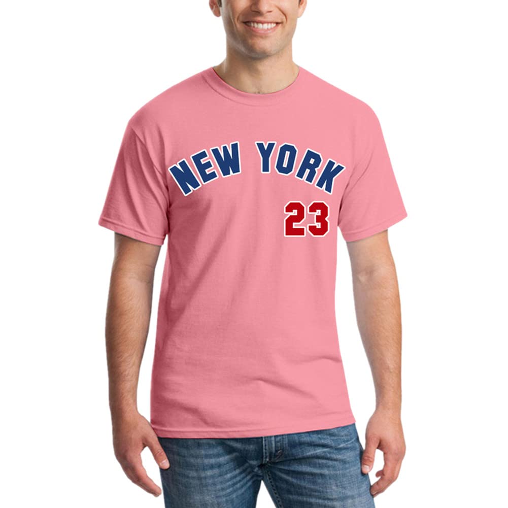 Men's Classic New York Print Cotton Short Sleeve T-Shirt - Casual Crew Neck Tee for Athletic Wear & Everyday Outfits - Perfect for Gym, Streetwear and Summer Vacation