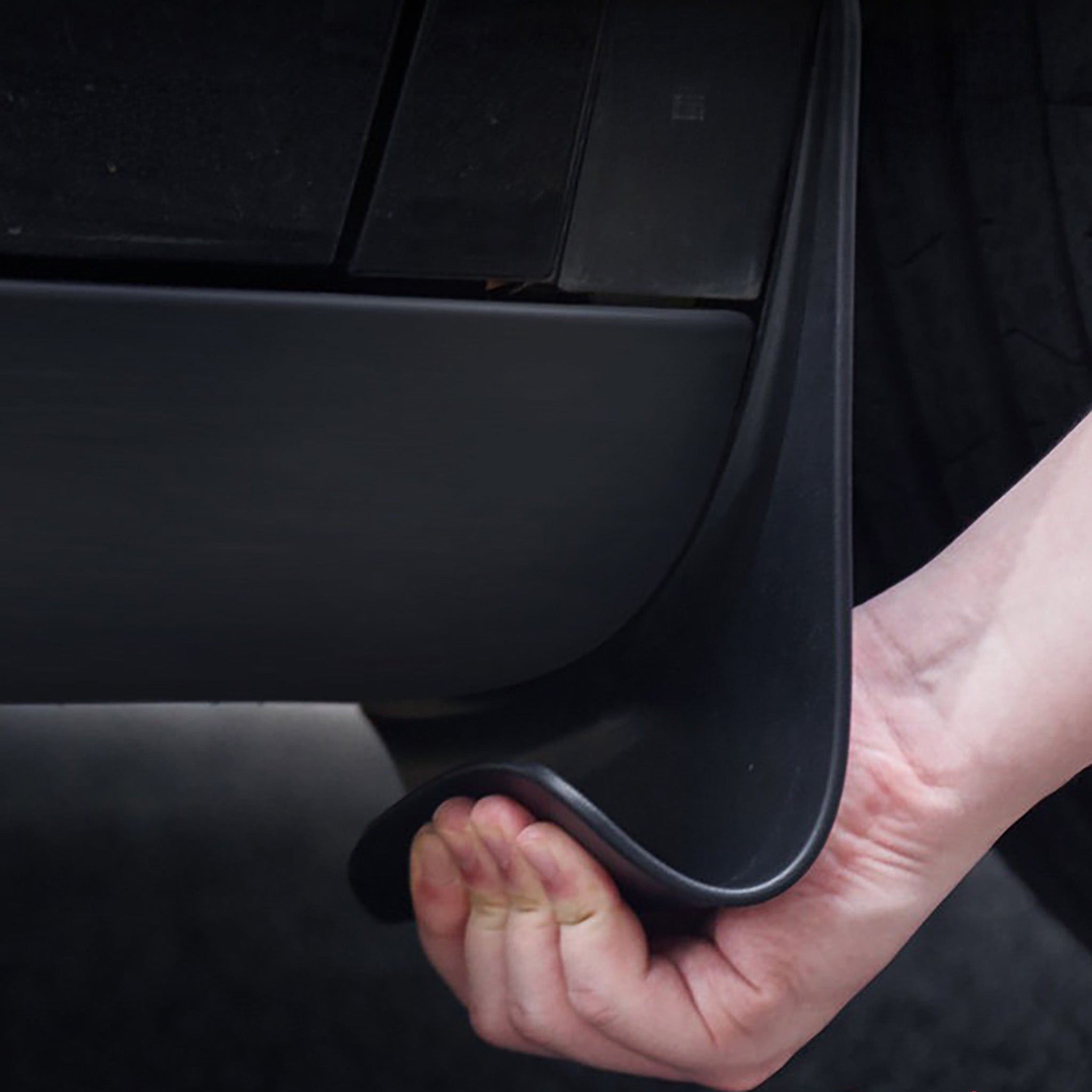Premium Flexible Mud Flaps for Tesla Model Y & Model 3 - Universal Fit with Push-On Clips - All-Weather Protection for Off-Road & Winter Driving
