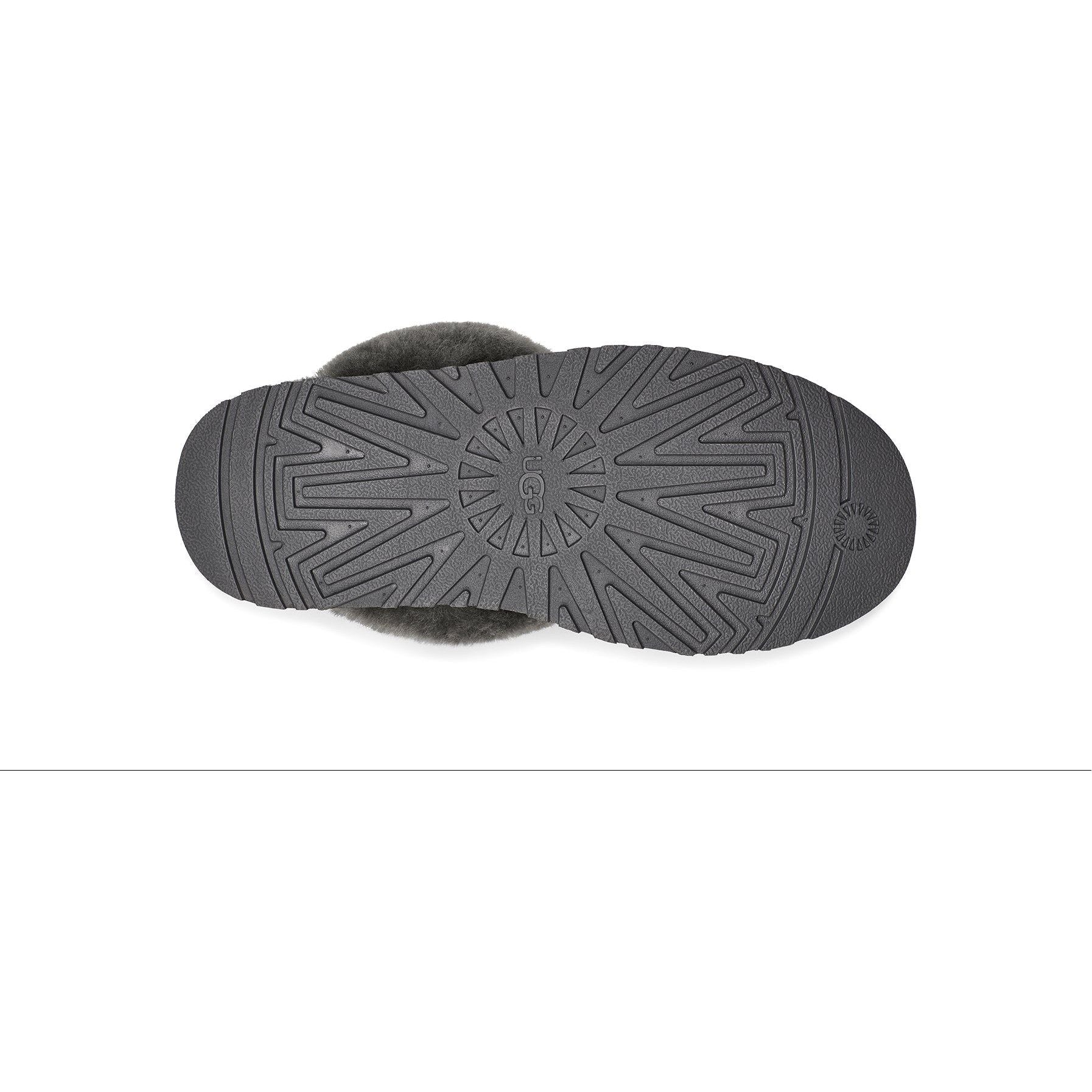 UGG Women's Disquette Platform Boots - Charcoal Gray Winter Snow Boots for Women | Warm & Comfortable for Cold Weather, Outdoor Walking, and Casual Wear