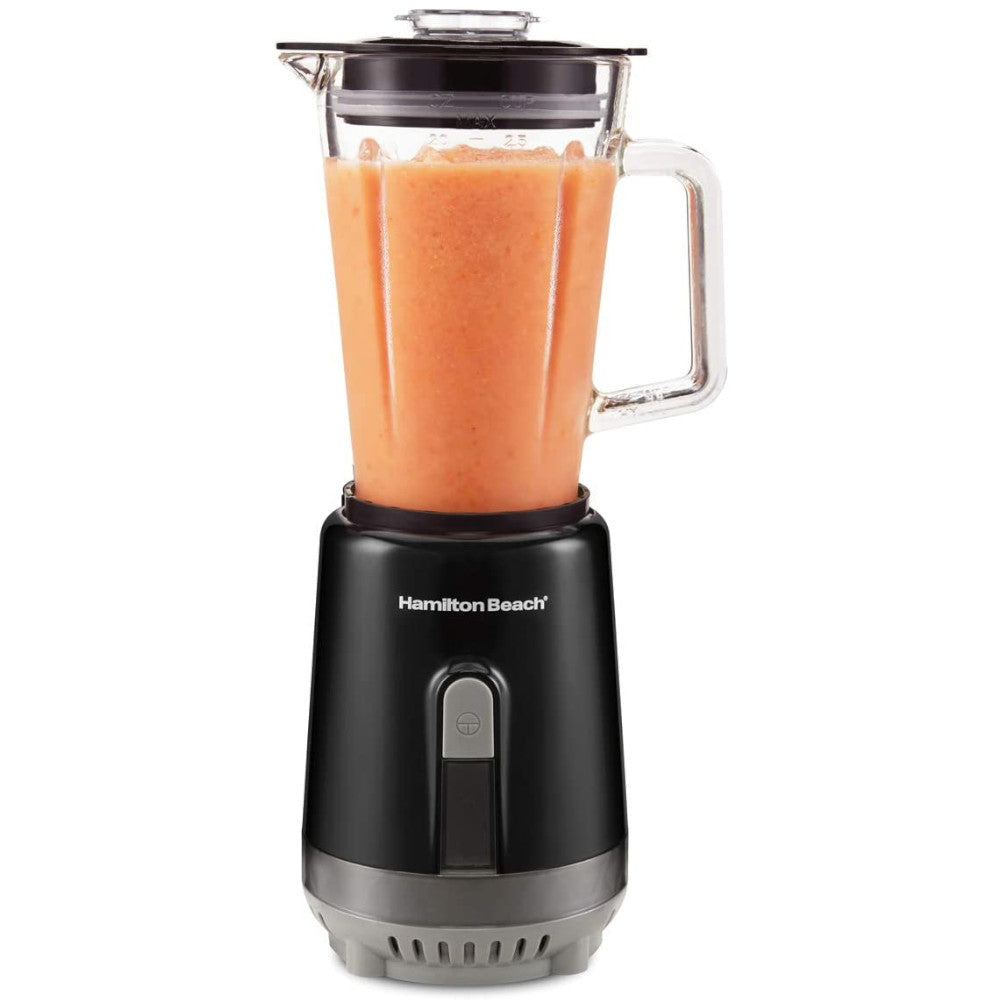 Hamilton Beach Personal Blender for Shakes & Smoothies - 51157 - Compact Countertop Blender for Protein Shakes, Frozen Drinks & Healthy Smoothies at Home, Office or Gym