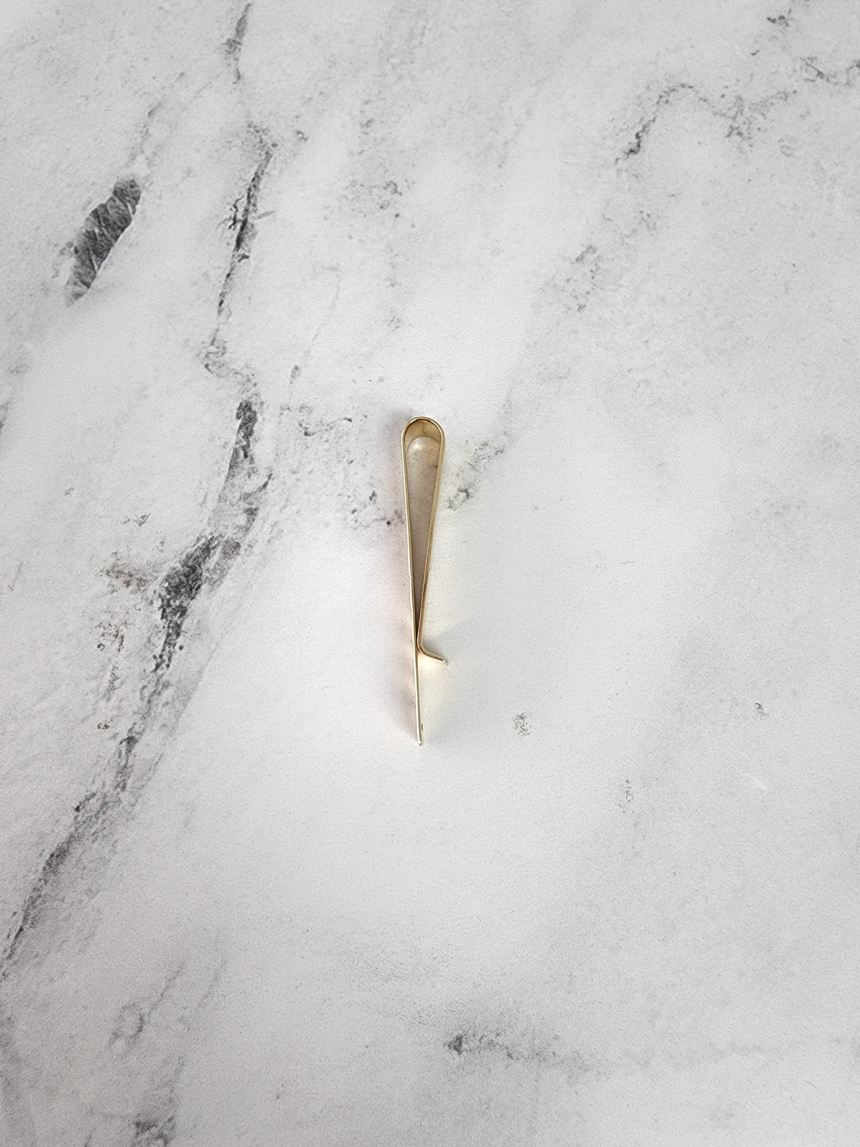 Vintage 14K Yellow Gold Money Clip - Solid Gold Luxury Cash Holder for Men - Perfect for Wallets, Gifts & Special Occasions
