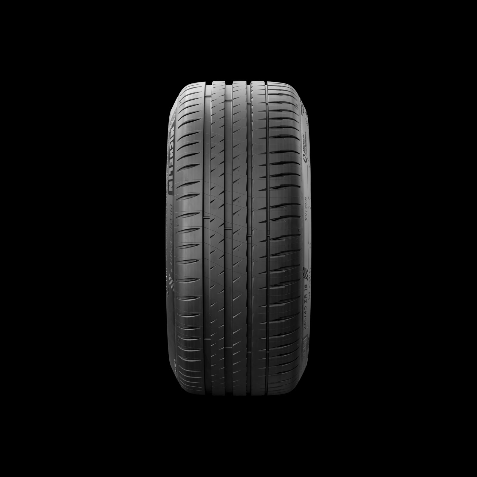 Michelin Pilot Sport 4 195/45R17 81W High Performance Summer Tires - Perfect for Sports Cars & High-Speed Driving