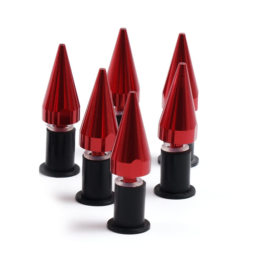 WYNMOTO Red Motorcycle Windscreen Bolt Kit for Honda GL1800 - Durable & Stylish Ride Upgrade
