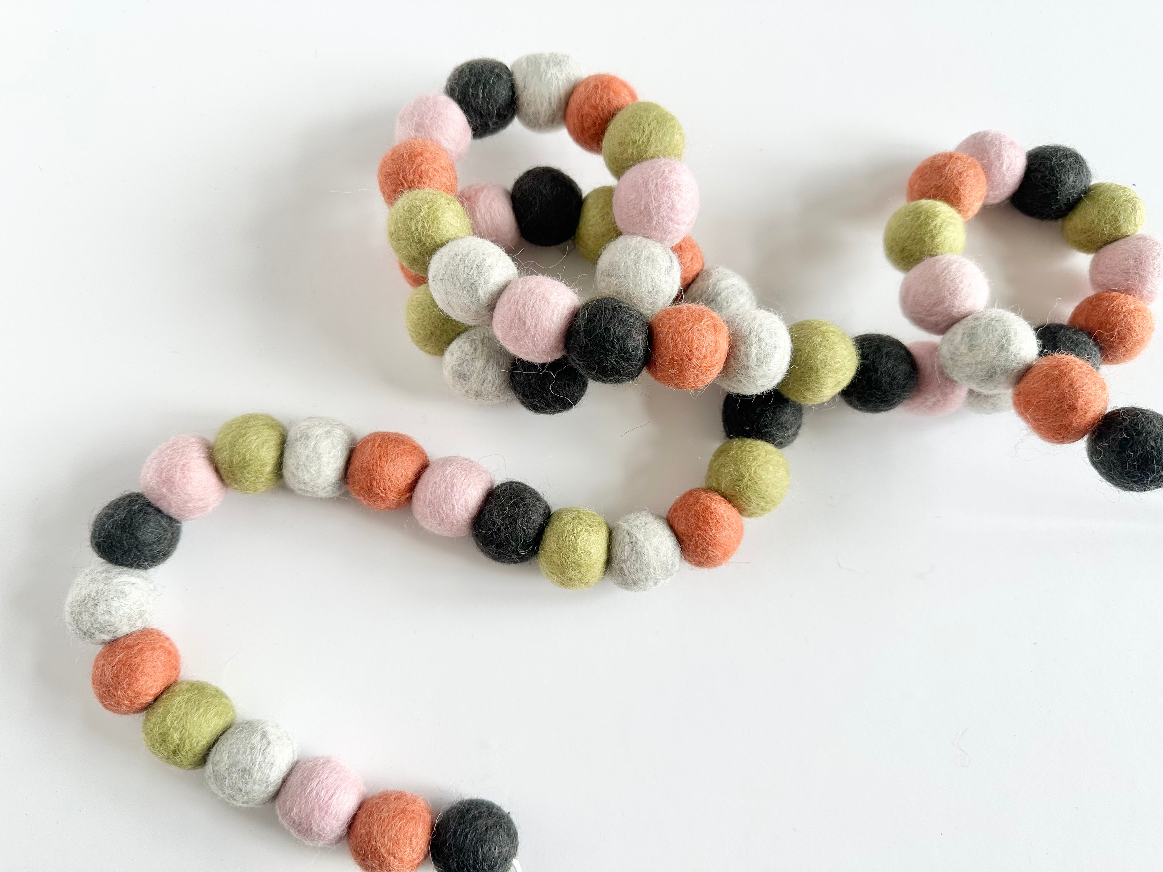 Soft Pastel Garland - Elegant Floral Decor for Weddings, Baby Showers & Home Parties | Perfect for Nursery, Living Room & Event Backdrops