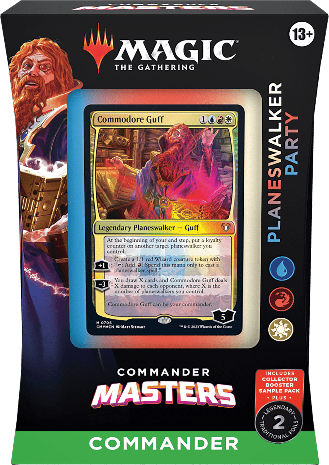 Magic: The Gathering Commander Masters Planeswalker Party Commander Deck - Premium MTG Cards for Epic Multiplayer Battles & Strategy Game Nights