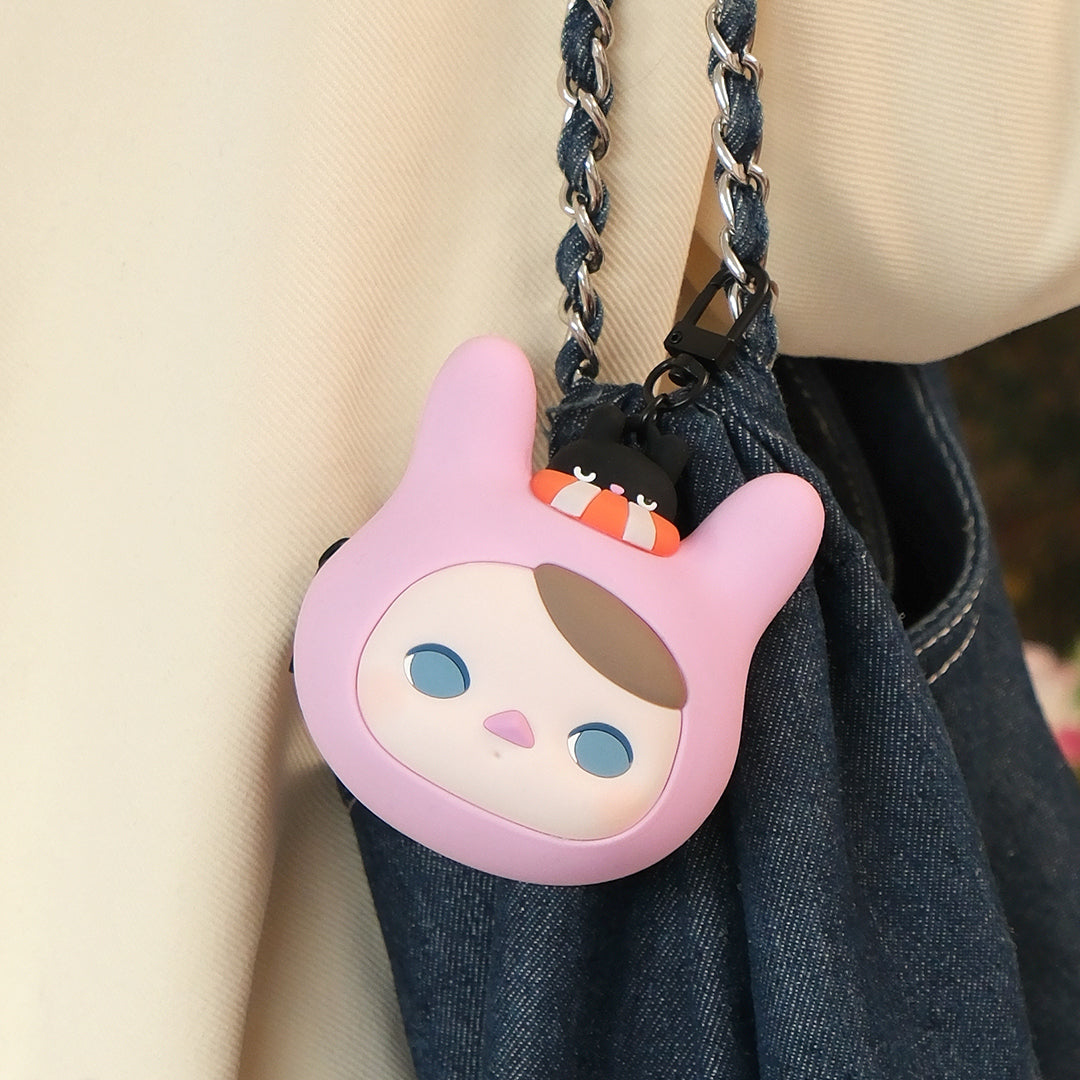 POP MART Pucky Rabbit Cafe Series Cute Wireless Earbuds Case - Perfect for AirPods Pro/1/2/3 & Galaxy Buds - Stylish Protection for Coffee Lovers & Anime Fans
