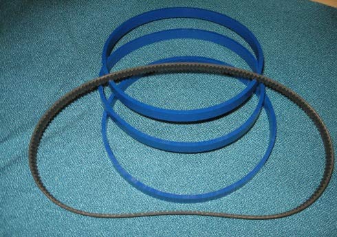 3 Pack Blue Max Urethane Band Saw Tires & Drive Belt - Durable Replacement for Band Saws - Perfect for Woodworking & Metal Cutting Projects