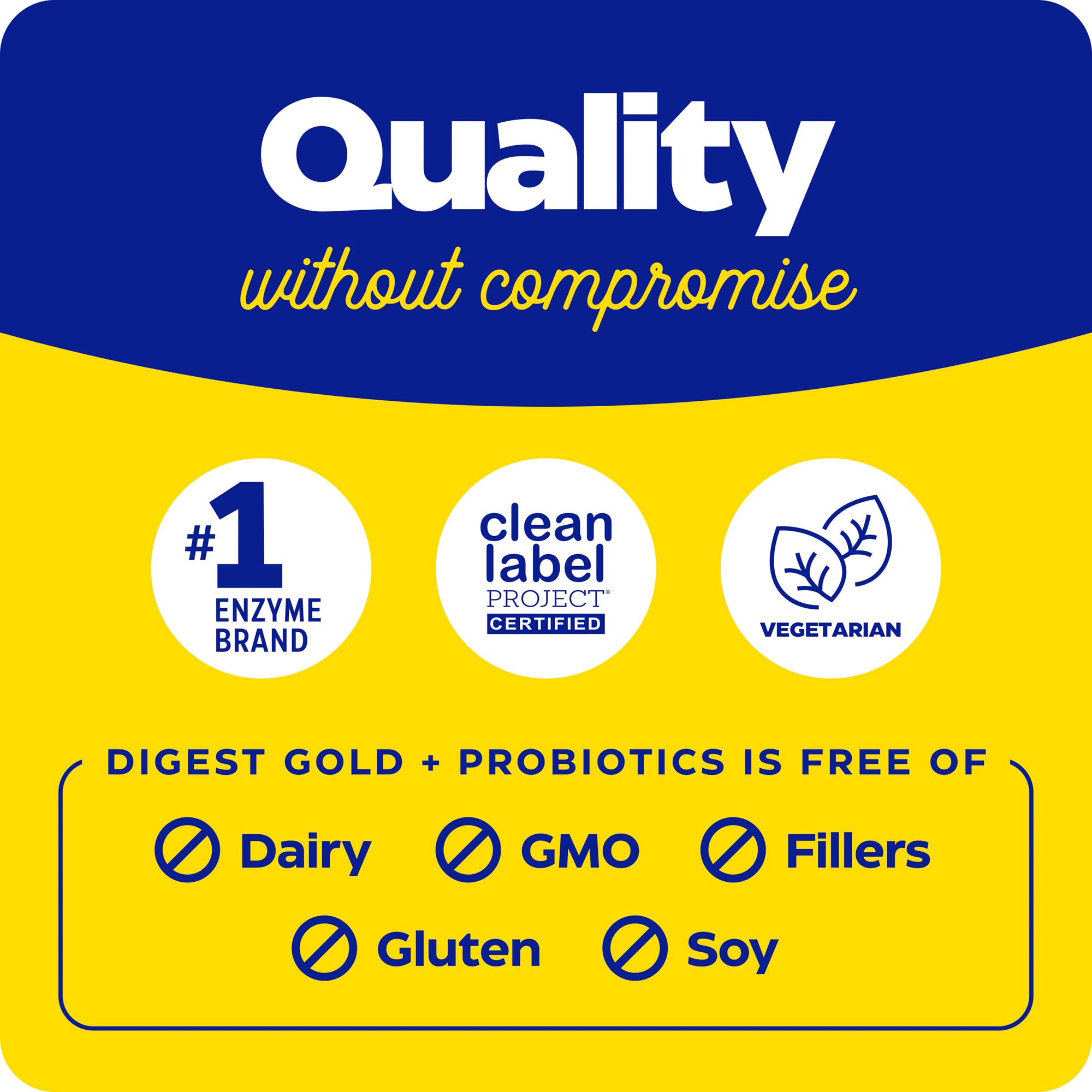 Enzymedica Digest Gold + Probiotics 180 Capsules - Advanced Digestive Enzyme Supplement with Probiotics for Gut Health - Supports Digestion, Bloating & Nutrient Absorption for Daily Wellness