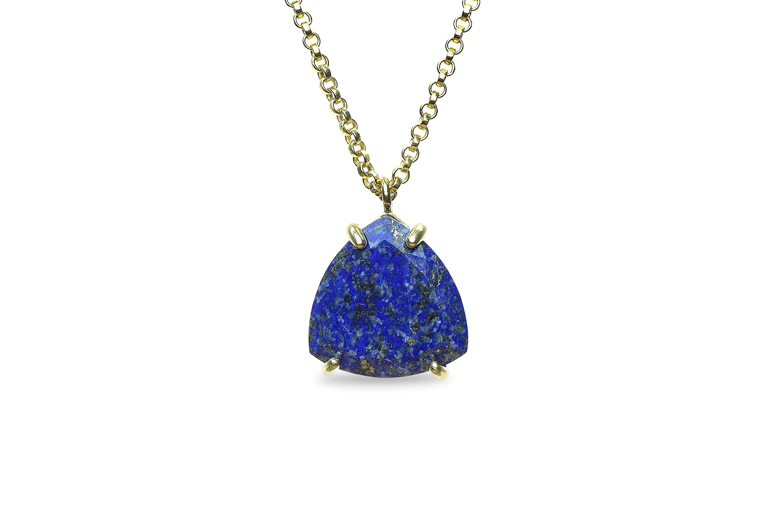 Lapis Lazuli Necklace Sterling Silver - Bohemian Jewelry for Women - Handmade Gift for Birthdays & Special Occasions