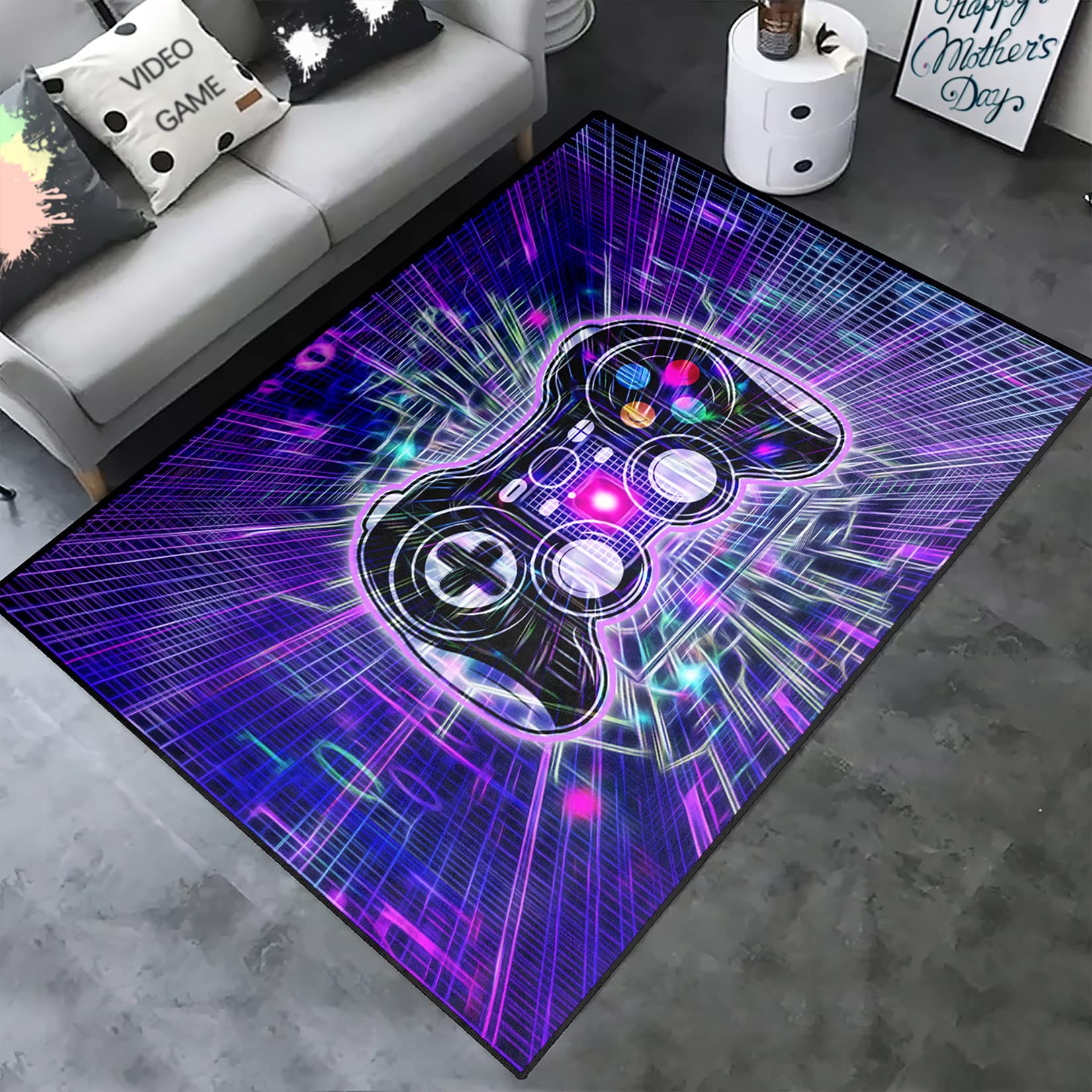 3D Printed Gaming Rug for Boys & Teens - 47