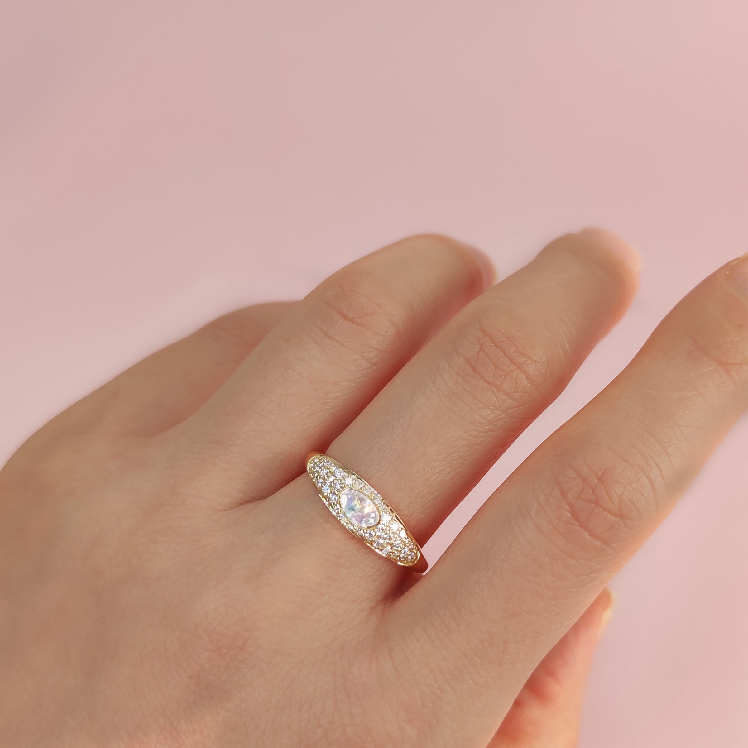 Celestial Glow Ashes Ring - Memorial Jewelry for Loved Ones | Cremation Keepsake for Women & Men | Perfect for Remembrance, Funeral & Special Occasions