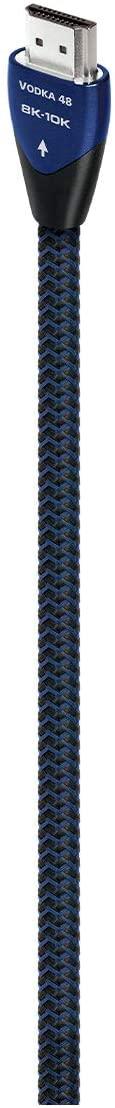 AudioQuest Vodka 48 8K 10K 48Gbps HDMI Cable - Premium High-Speed HDMI 2.1 Cable for 8K/10K Ultra HD TVs, Gaming Consoles & Home Theater Systems
