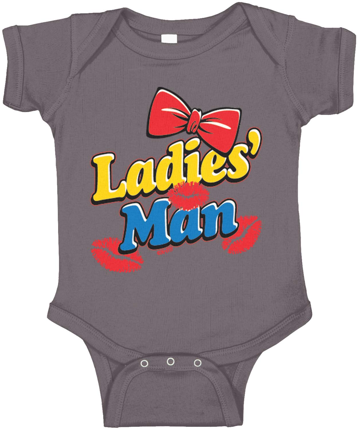 Amdesco Ladies Man Infant Bodysuit - Cute Baby Onesie for Boys & Girls | Soft Cotton Romper for Newborns & Toddlers | Perfect for Playdates, Photo Shoots & Everyday Wear